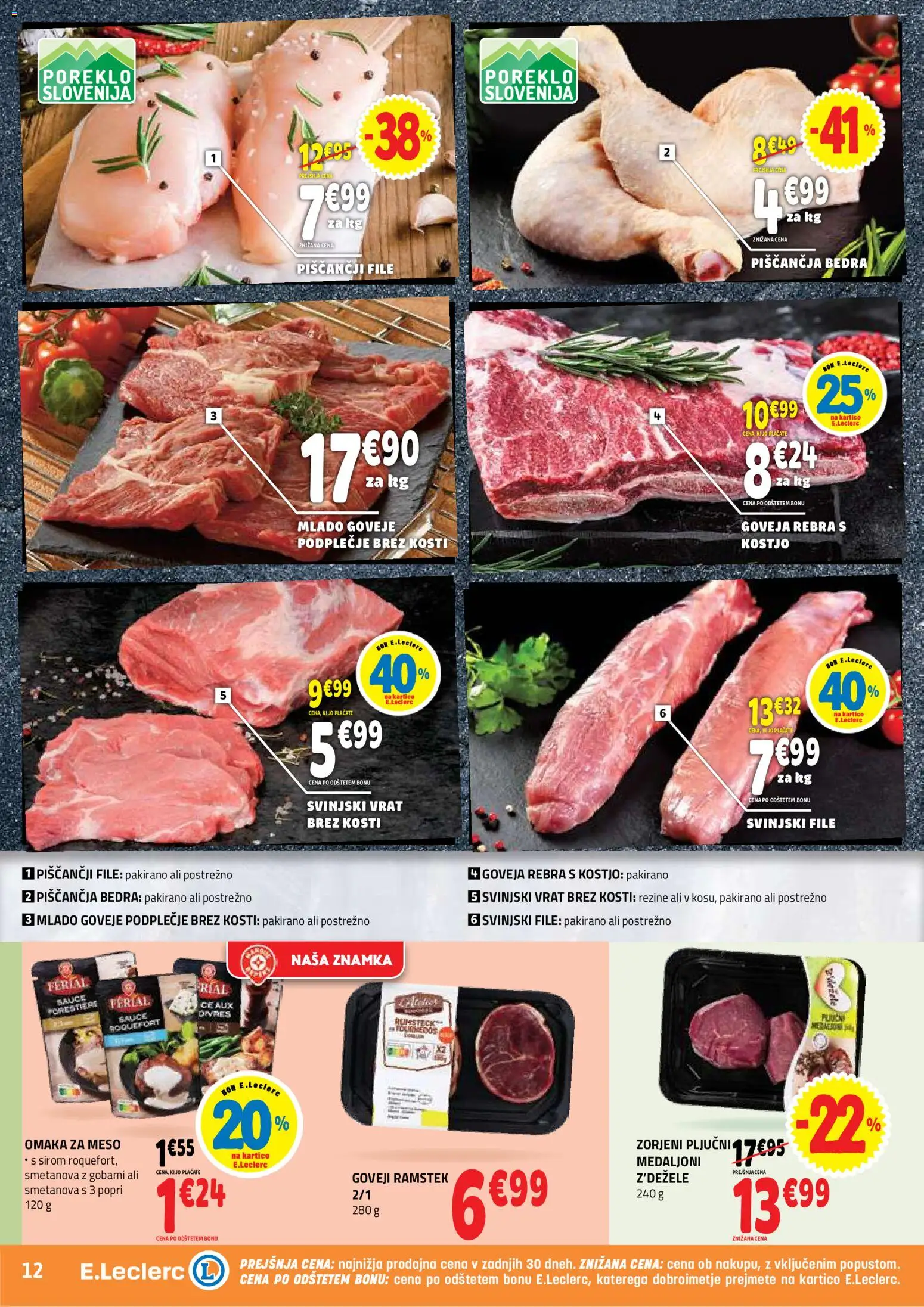 Novi E.leclerc katalog ponudbe – veljaven od 24.06.2026 | Stran: 12