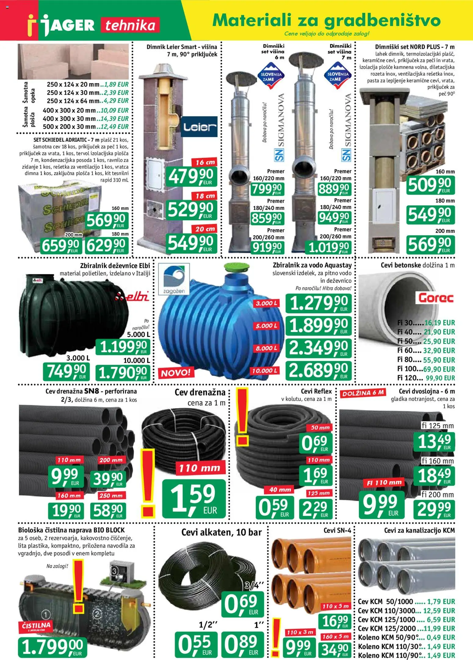 Novi Jager katalog ponudbe – veljaven od 02.09.2026 | Stran: 5 | Izdelki: Kos, Plasc