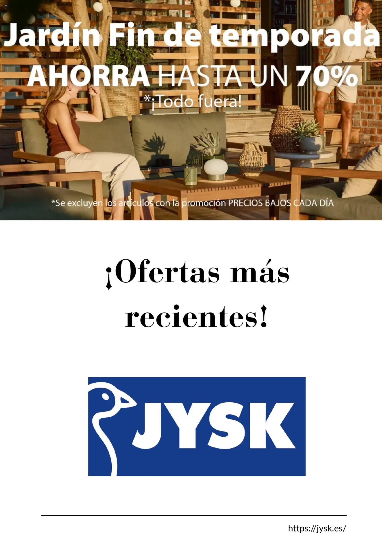 JYSK folleto │ válido desde el 29/07/2026 | Página: 1