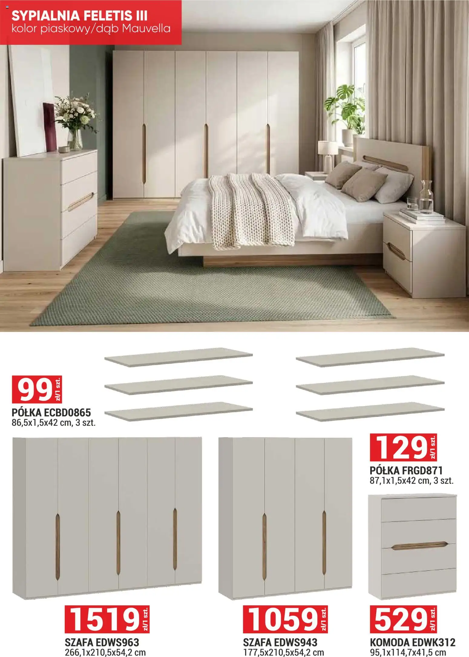 Merkury Market gazetka - Meble od 01.11.2026 | Strona: 31 | Produkty: Szafa, Komoda, Półka