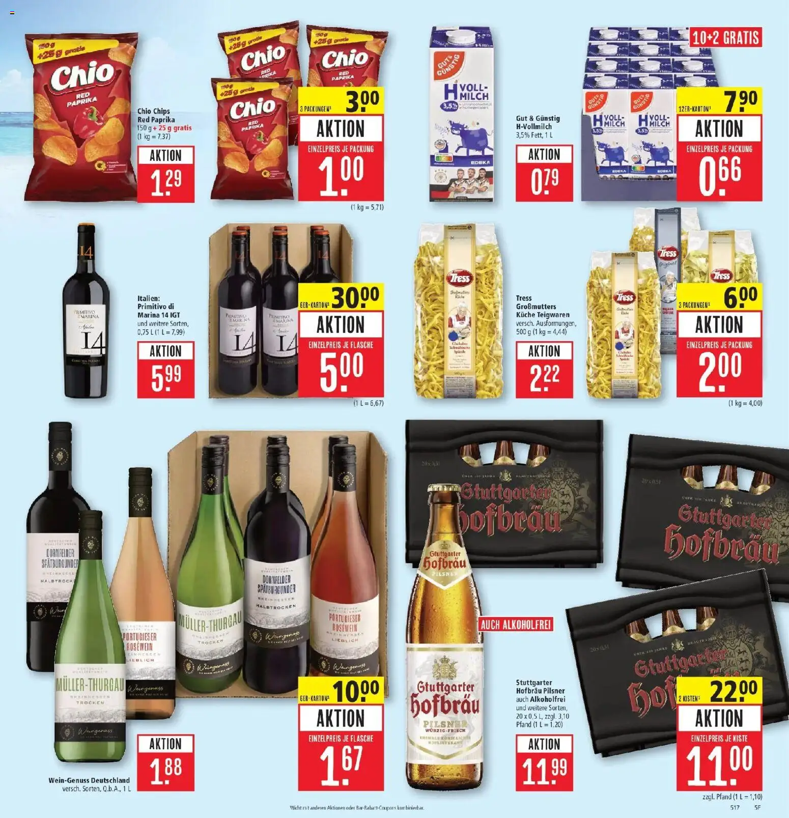 Marktkauf - Marktkauf: Wochenangebote – gültig ab 29.06.2026 | Seite: 7 | Produkte: Milch, Rosewein, Paprika, Chips