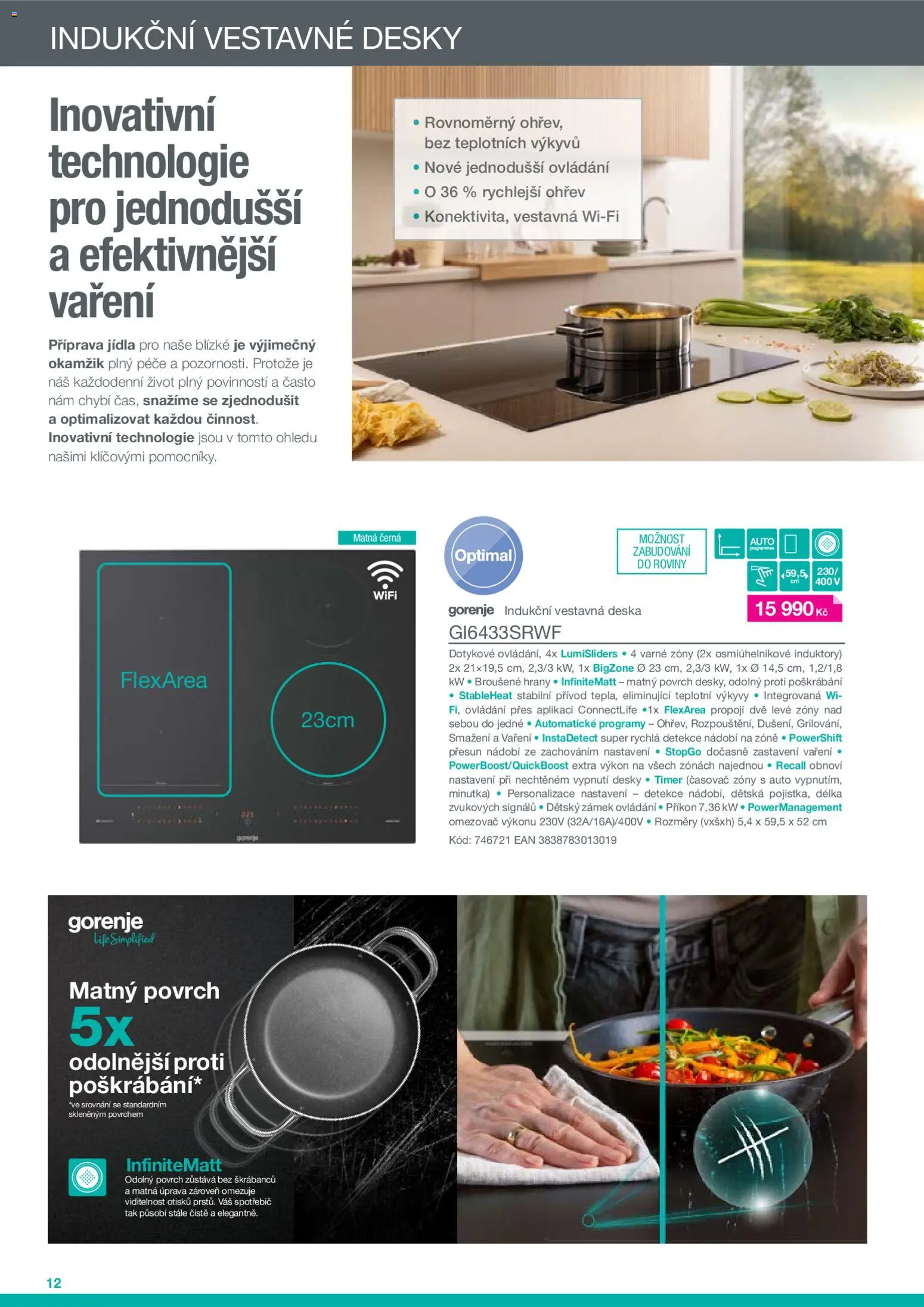 Möbelix leták - Gorenje od 01.01.2026 | Strana: 12 | Produkty: Nádobí, Minutka, Časovač, Desky