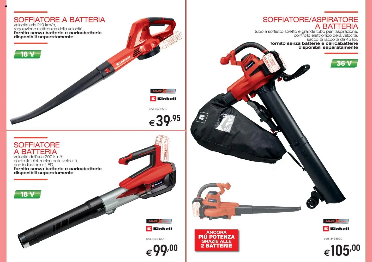 Volantino Brico OK del 05/03/2026 | Pagina: 22 | Prodotti: Tubo, Batteria, Batterie, Caricabatterie