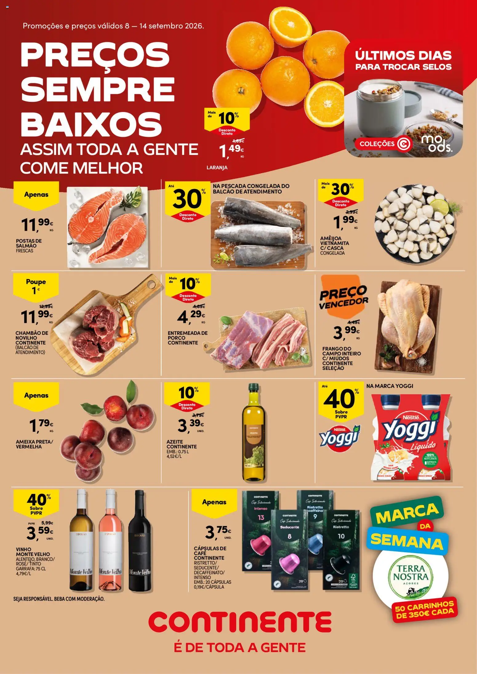 Continente Semanal Continente Bom Dia │ válido de 08/09/2026 | Página: 1