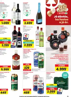 Spar akciós újság - amely érvényes a következő dátumtól: 2026.10.15. | Oldal: 15