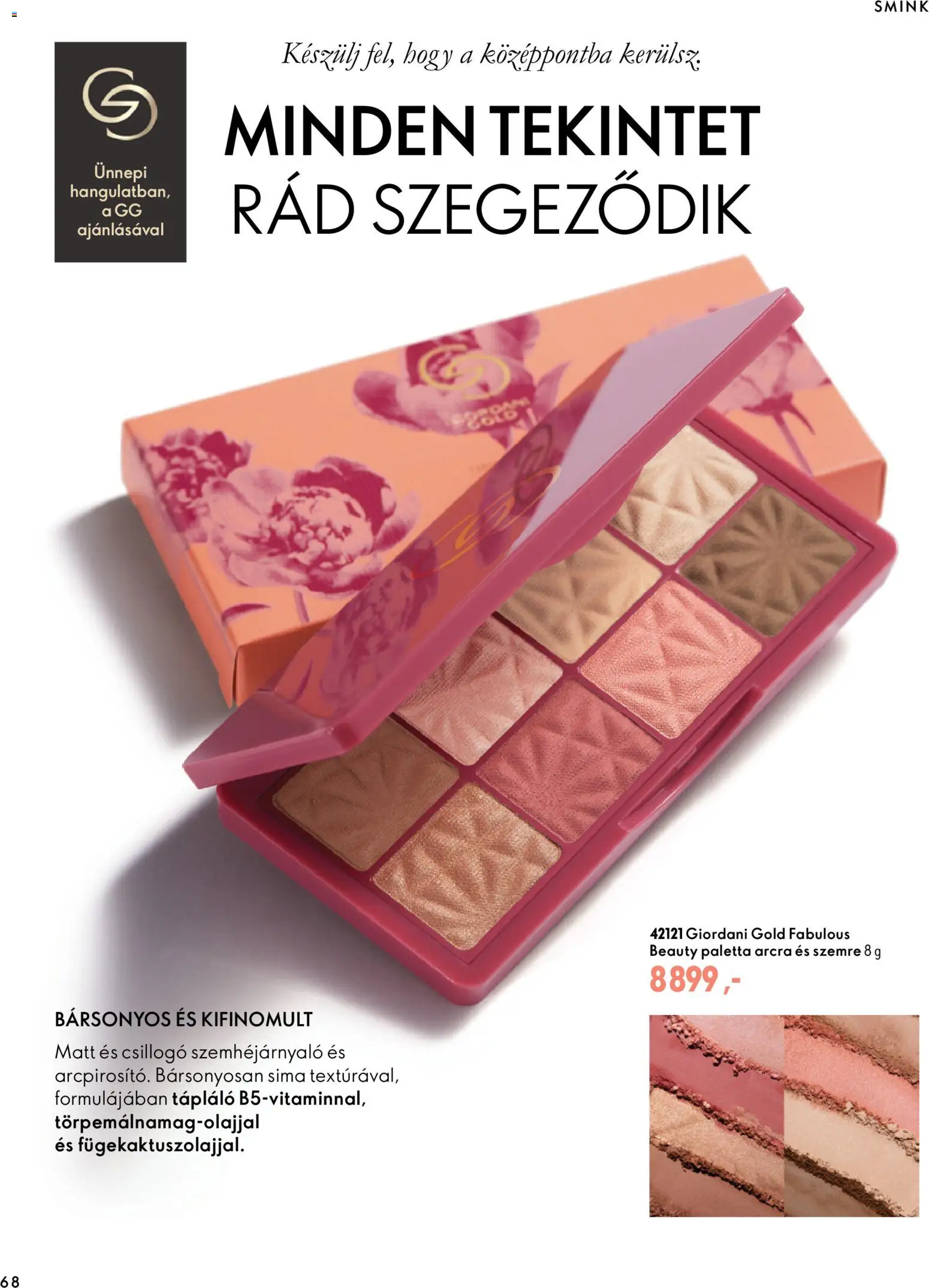 Oriflame akciós ujság - amely érvényes a következő dátumtól: 2026.11.11. | Oldal: 68 | Termékek: Smink