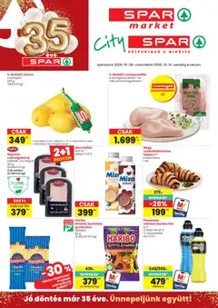 Spar Market akciós újság - amely érvényes a következő dátumtól: 2026.10.08.