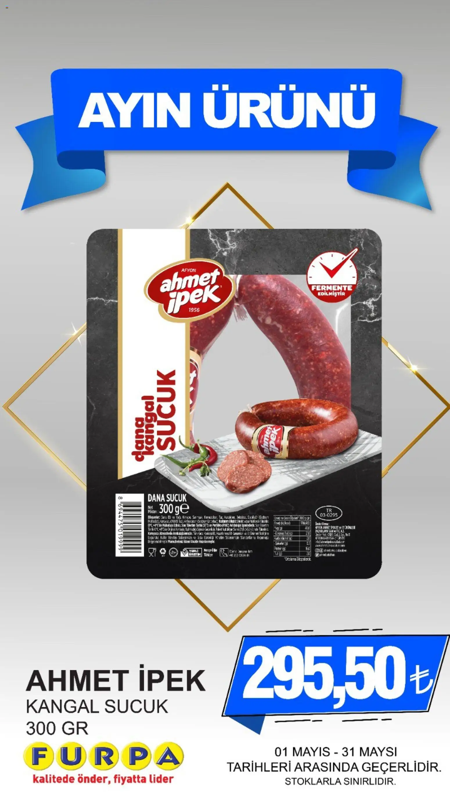 Furpa Katalog - 01.05.2026 tarihinden itibaren geçerlidir | Sayfa: 24 | Ürünler: Sucuk