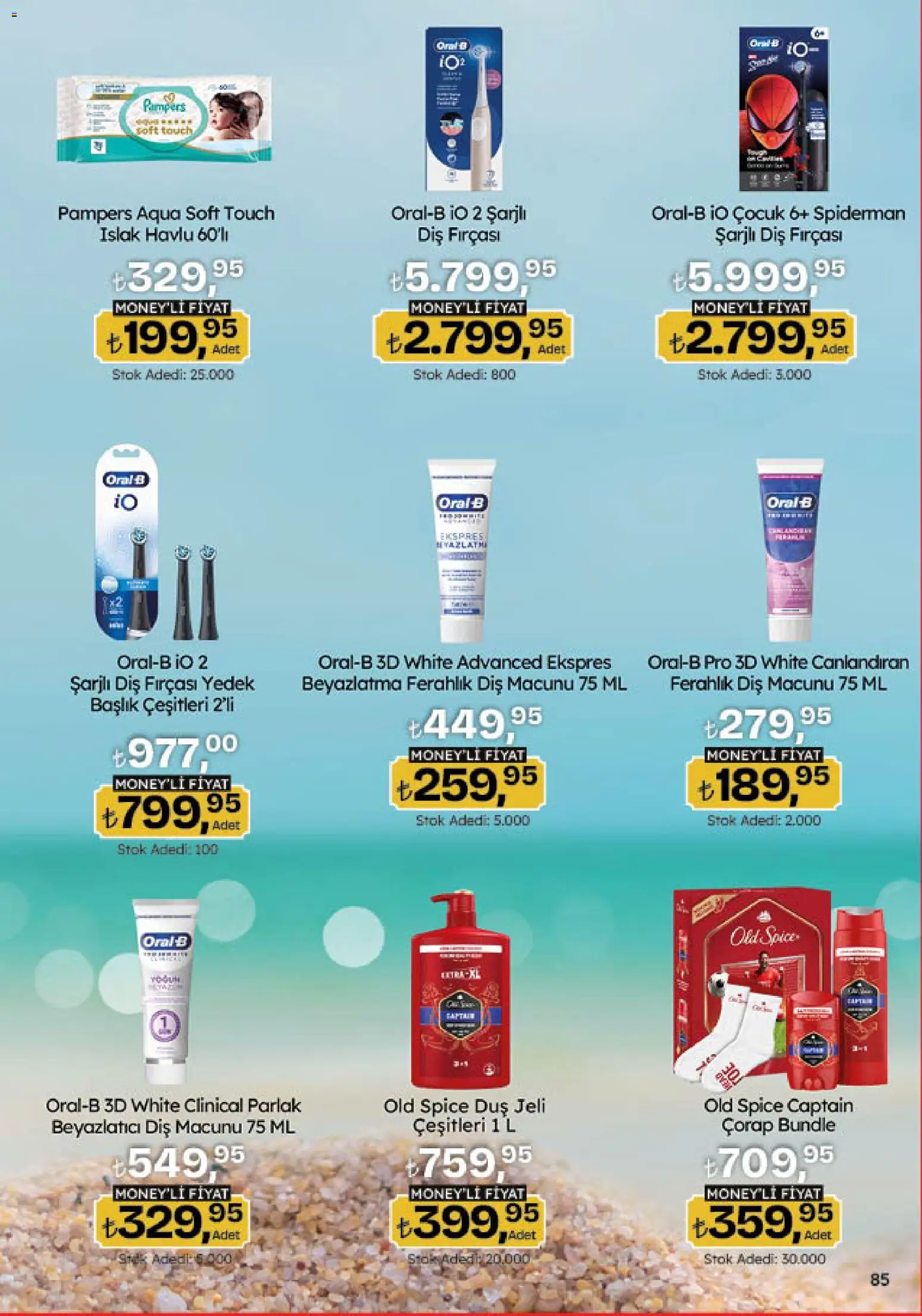 Migros Katalog - 5M Migroskop Dijital - 06 Ağustos 2026 tarihinden itibaren geçerlidir | Sayfa: 85 | Ürünler: Duş, Duş jeli, Diş fırçası, Çorap