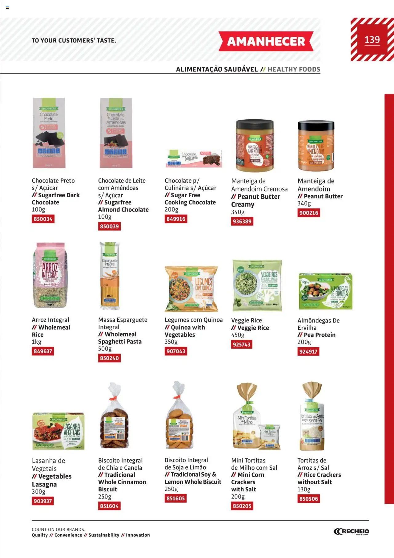 Recheio AS NOSSAS MARCAS │ válido de 19/12/2023 | Página: 139 | Produtos: Esparguete, Sal, Massa, Milho