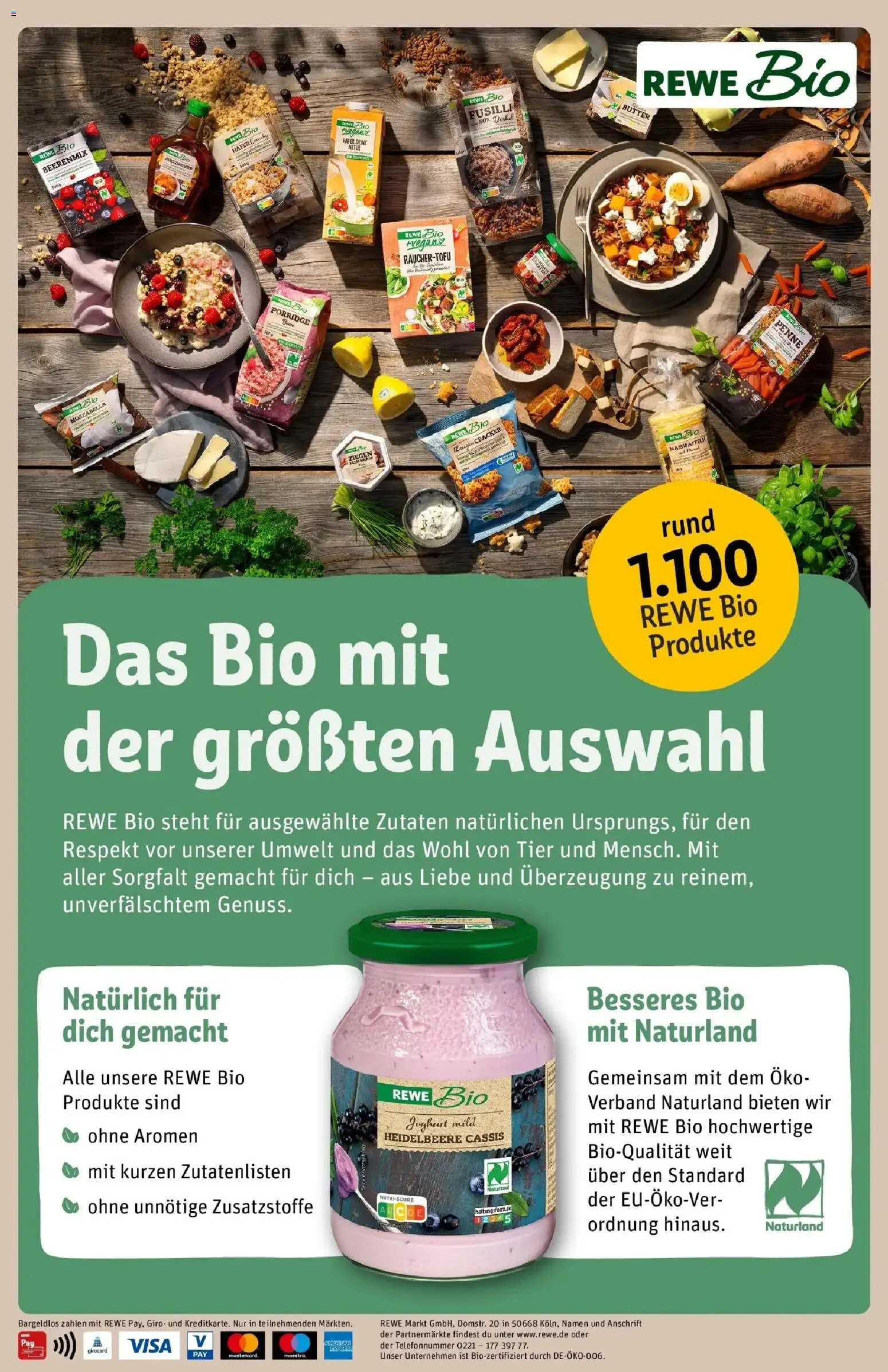 REWE Prospekt ab 31.08.2026 zum Blättern » Angebote | Seite: 30 | Produkte: Butter, Joghurt, Mozzarella