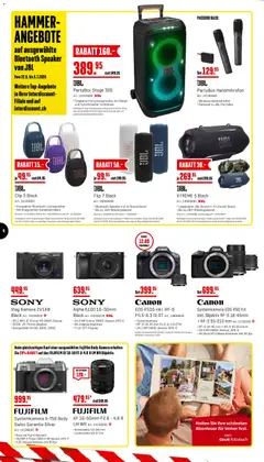 Interdiscount aktionen ab 22.06.2026 gültig | Seite: 4 | Produkte: Kamera, Systemkamera, Objektiv, Sony