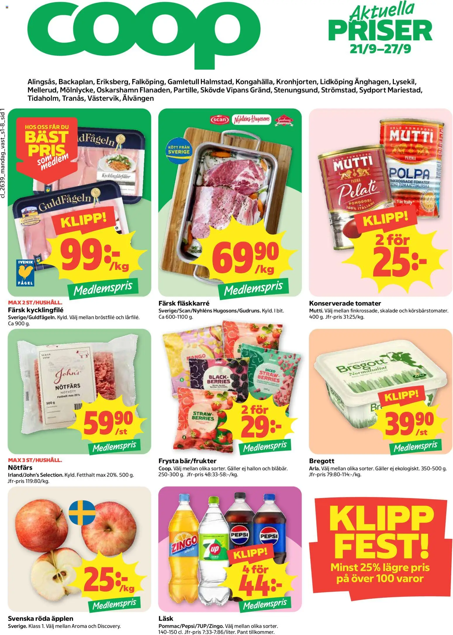 Coop reklamblad aktuell från 21/09/2026 | Sida: 1