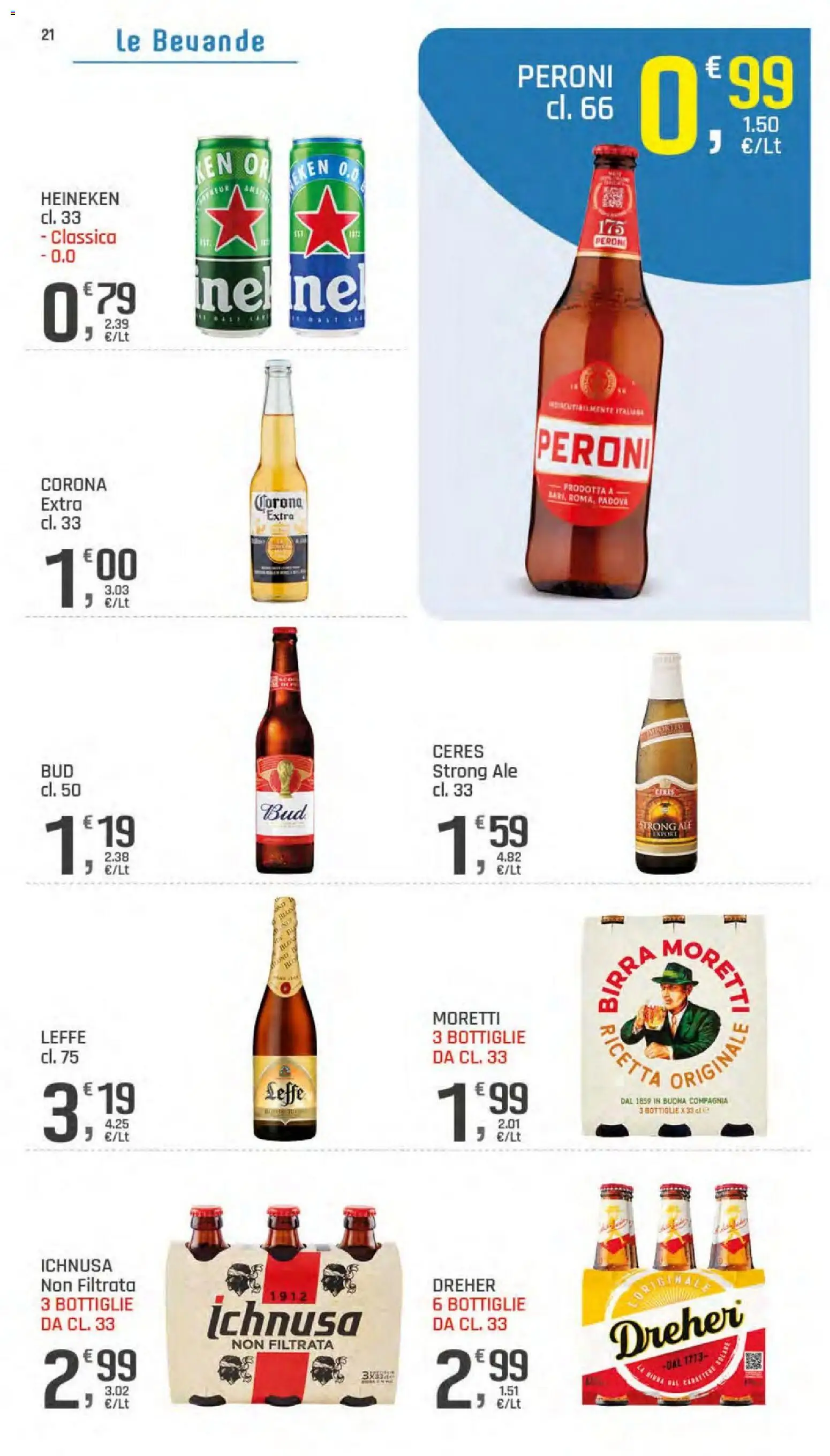 Volantino DOK del 23/07/2026 | Pagina: 21 | Prodotti: Ceres, Heineken