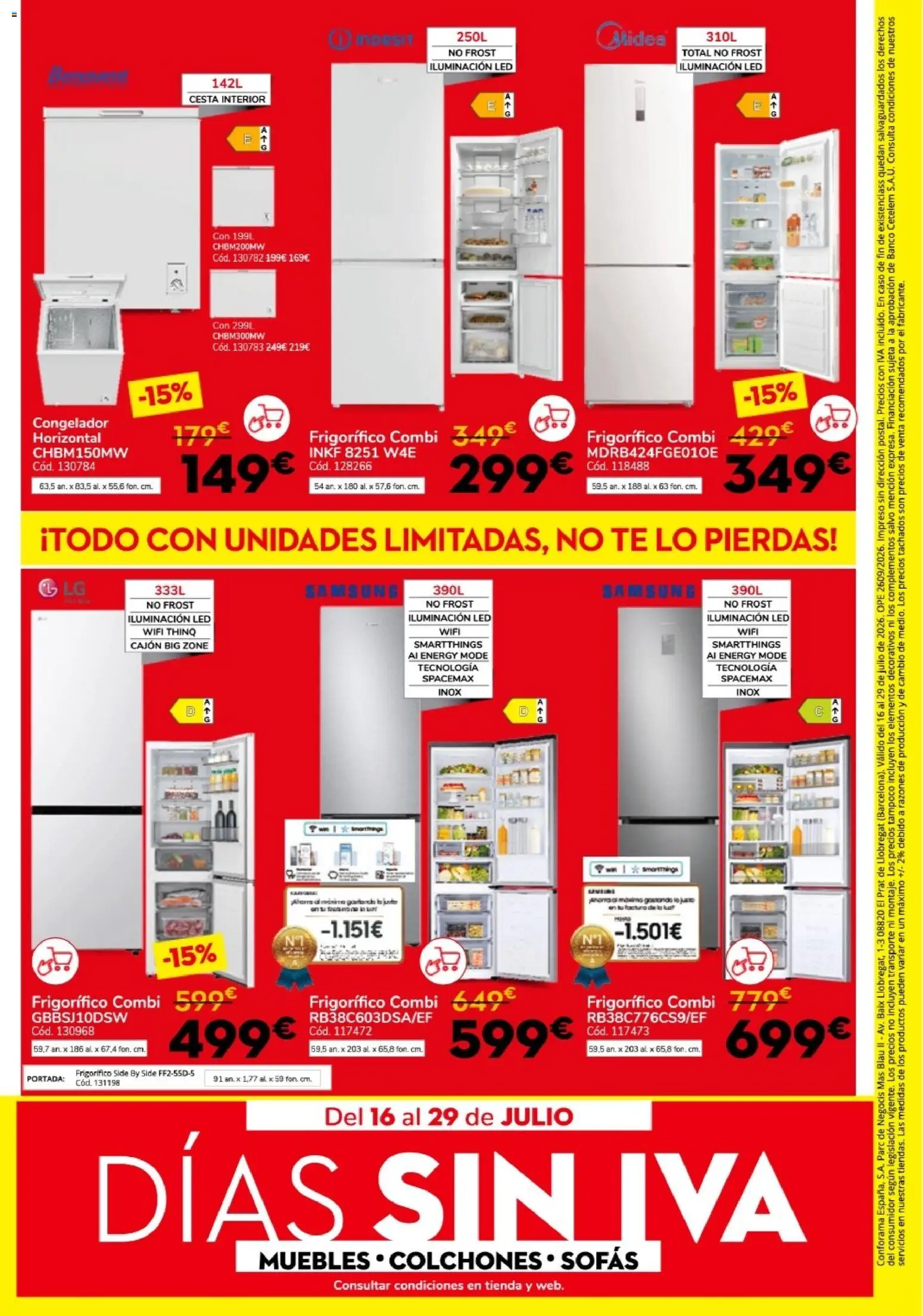 Conforama folleto │ válido desde el 16/07/2026 | Página: 8