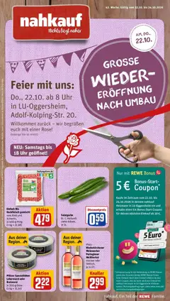 Rewe Prospekt Ludwigshafen / Oggersheim ab 19.10.2026 gültig