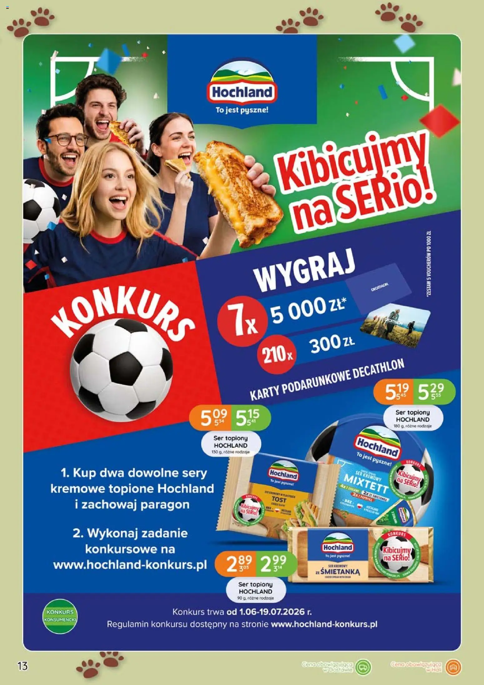 Eurocash gazetka - Biwak od 11.06.2026 | Strona: 13 | Produkty: Ser topiony, Sery, Ser