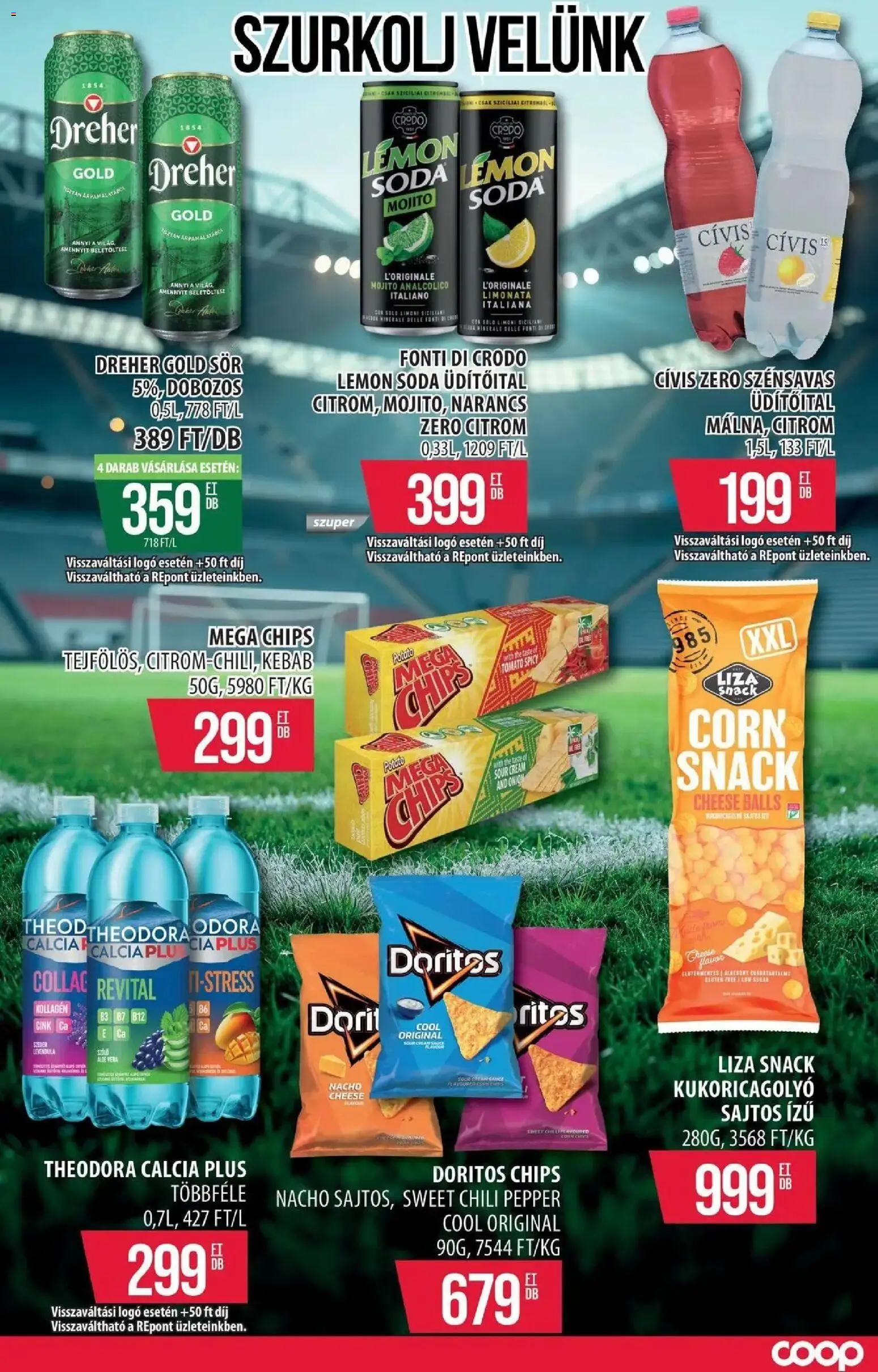 COOP Szolnok akciós ujság - amely érvényes a következő dátumtól: 2026.07.09. | Oldal: 14 | Termékek: Chili, Kollagén, Narancs, Gluténmentes