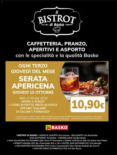 Anteprima del volantino Basko volantino Magazine ottobre valido a partire dal 12/10/2026 | Pagina: 32 | Prodotti: Pesce, PC, Tagliere, Specialità