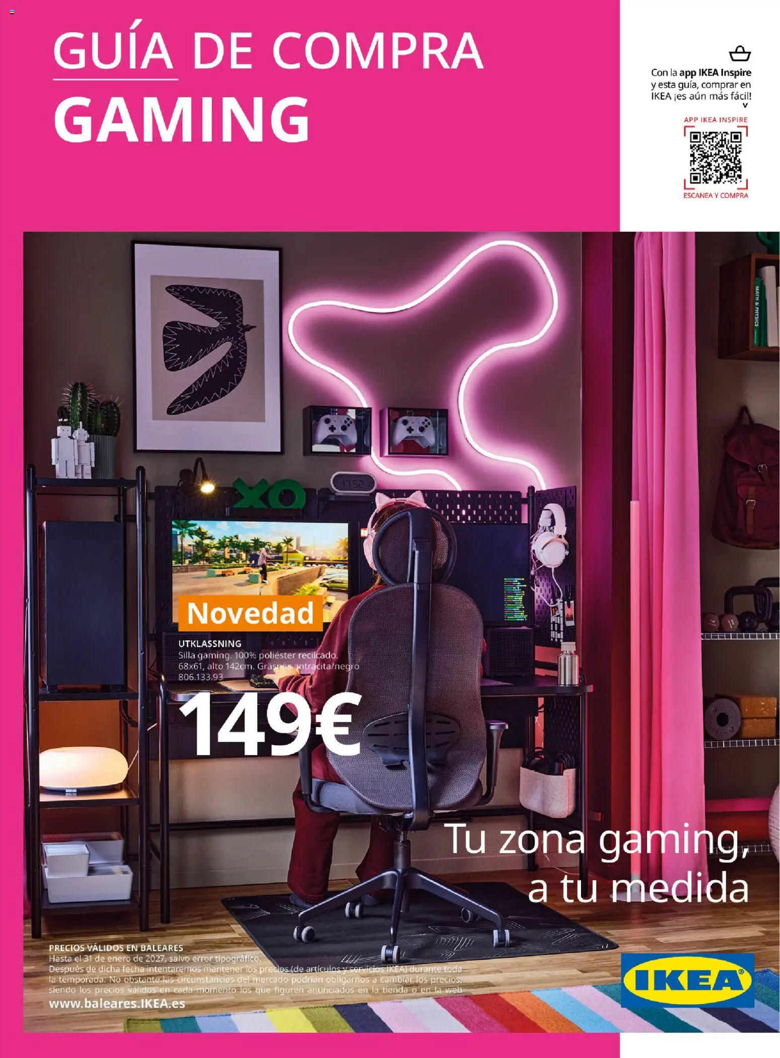 IKEA - Gaming │ válido desde el 01/10/2026 | Página: 1 | Productos: Silla