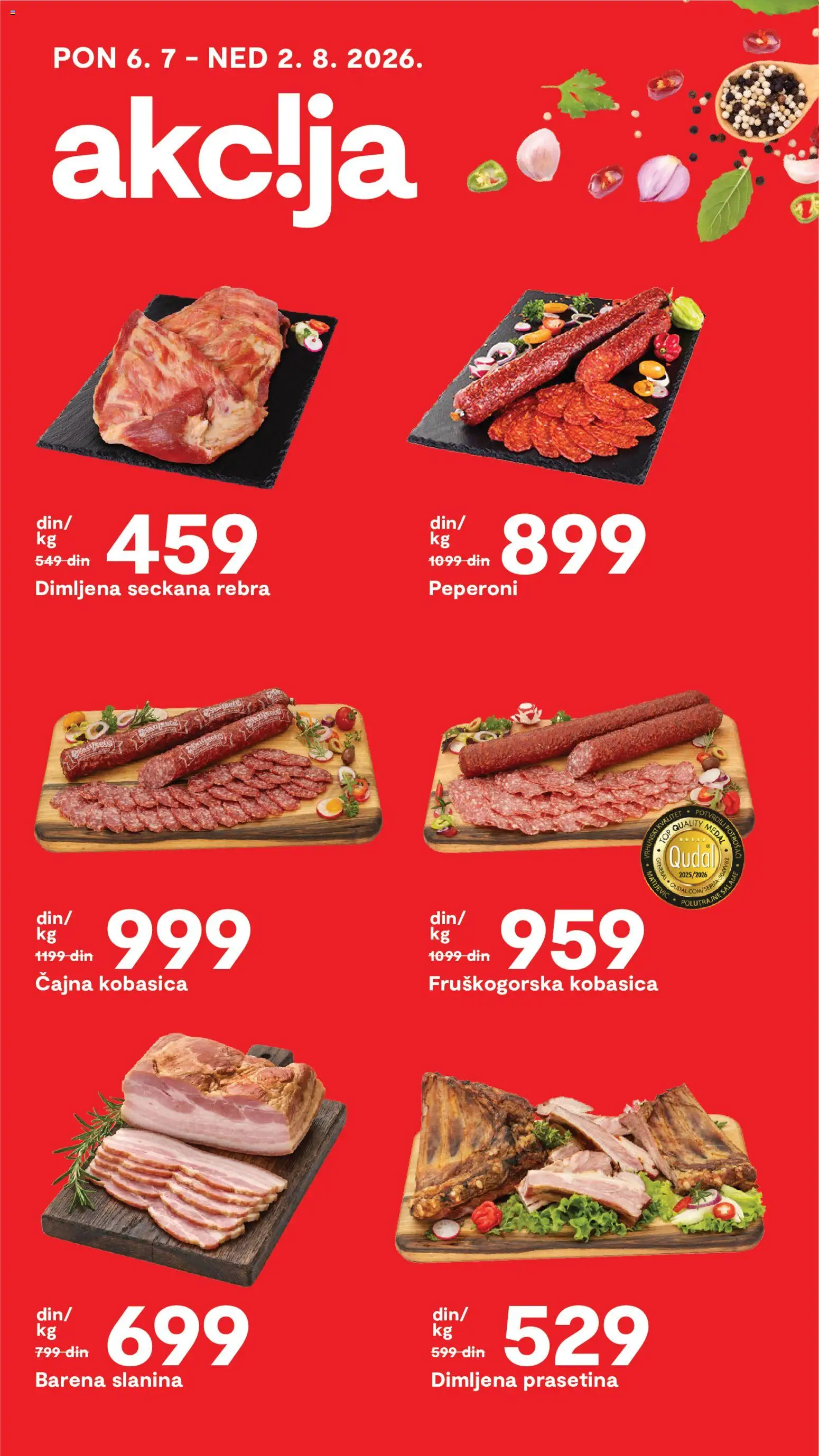 Matijevic katalog - važi od 21.07.2026 | Strana: 13 | Proizvode: Slanina, Kobasica