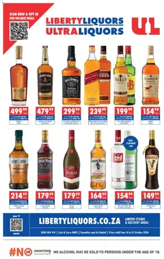 Ultra Liquors specials catalogue – valid from 16/10/2026