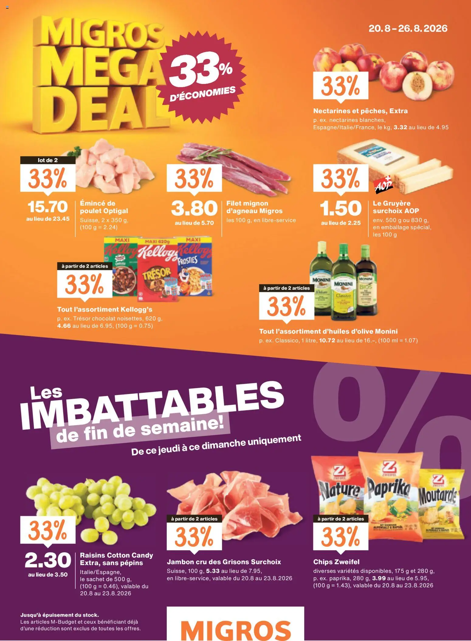 Migros aktionen Magazine FR – gültig ab 19.08.2026 | Seite: 48