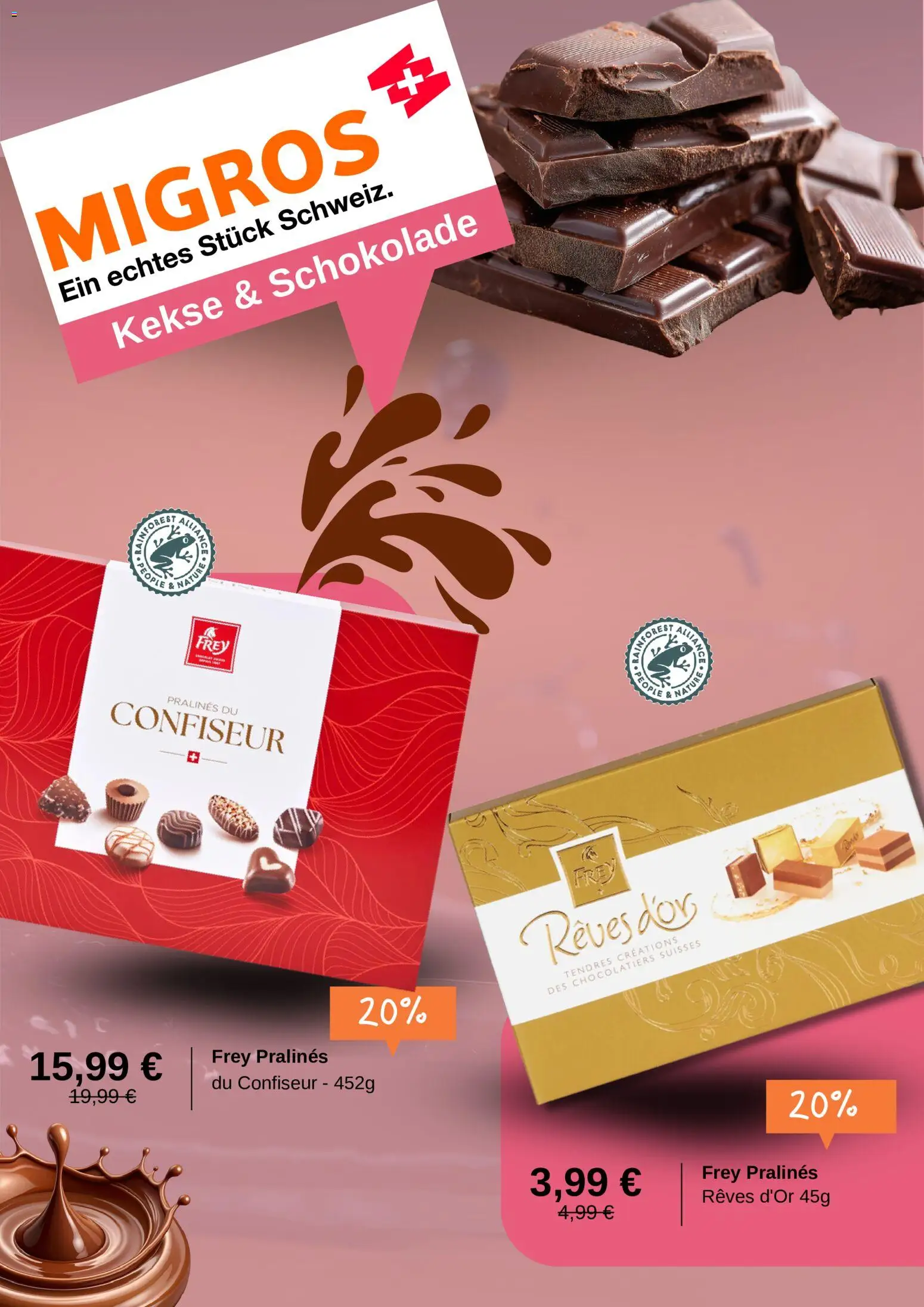 Migros Prospekt – gültig ab 29.09.2026 | Seite: 3 | Produkte: Schokolade, Kekse