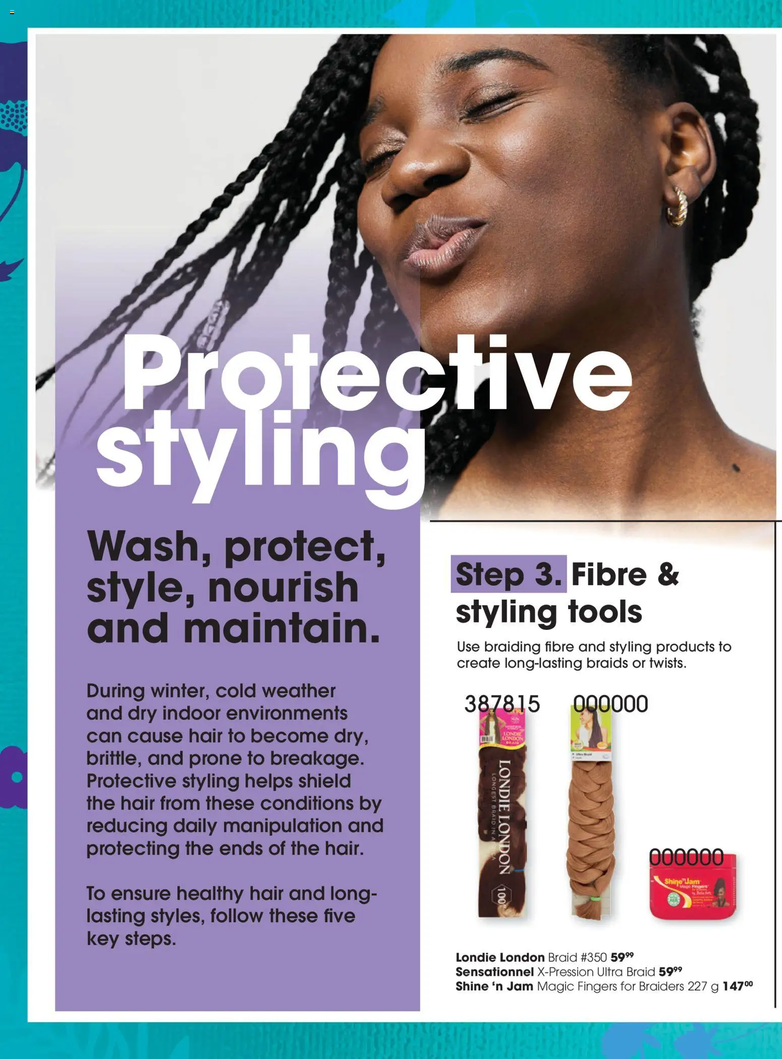 New Clicks catalogue – valid from 21.05.2026 | Page: 54 | Products: Jam, Braids