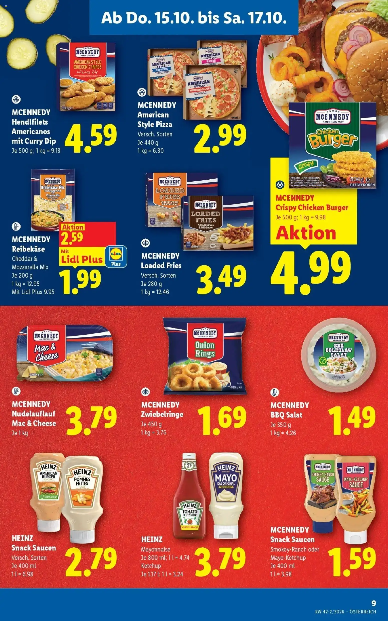 Lidl Flugblatt - Fohnsdorf ab 11.10.2026 - Angebote ab donnerstag | Seite: 11 | Produkte: Ketchup, Burger, Mayonnaise, Pizza