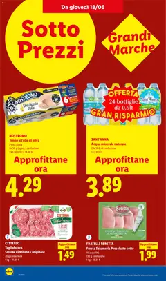 Anteprima del volantino NOSTROMO Tonno all'olio di oliva Pinna gialla, 6x 50 g (sgocc.) confezione 1 kg (sgocc.) = 14.30 € valido a partire dal 18.06.2026 | Pagina: 12