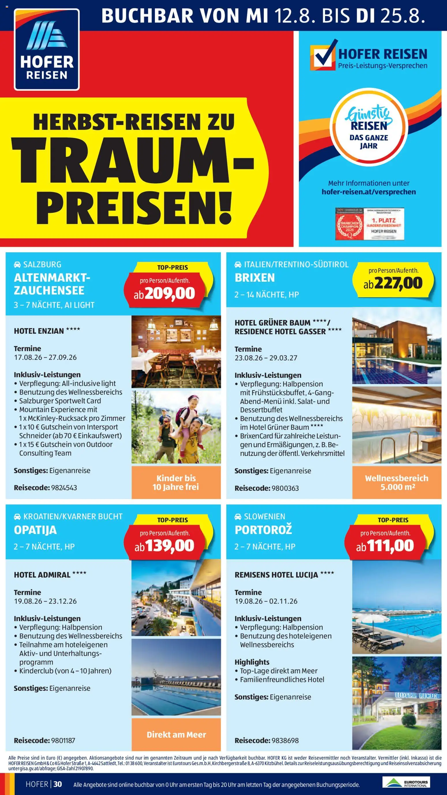 Hofer Flugblatt gültig ab 12.08.2026 | Seite: 44