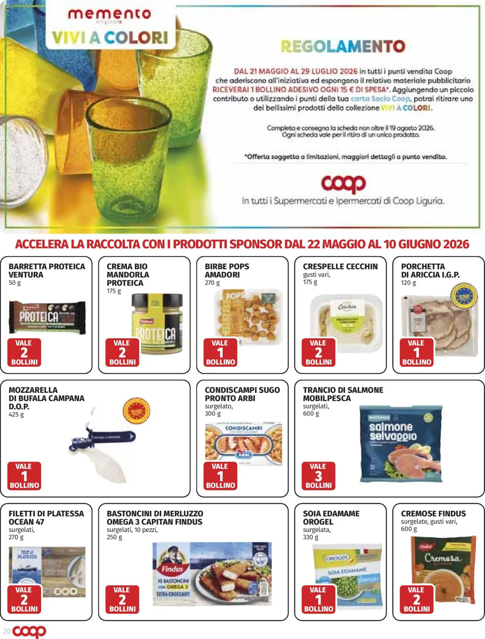 Volantino COOP del 22.05.2026 | Pagina: 20 | Prodotti: Porchetta, Crema, Barretta, Sugo