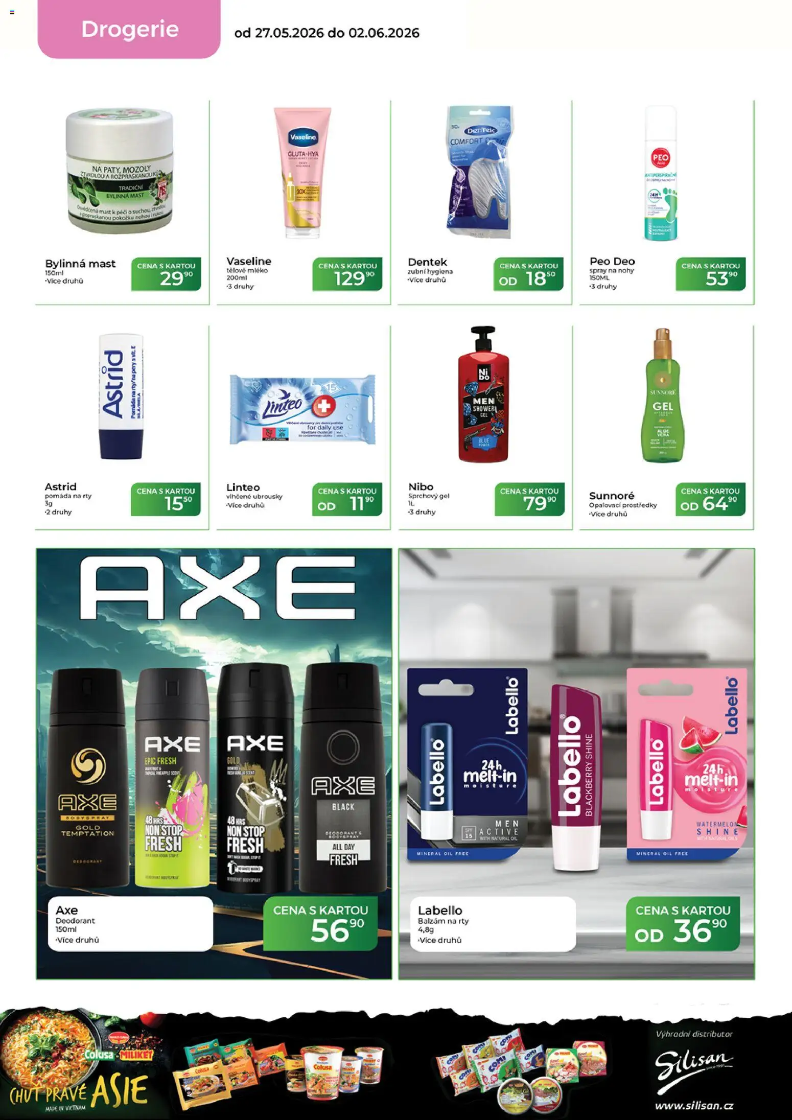 Tamda Foods leták od 27.05.2026 | Strana: 56 | Produkty: Tělové mléko, Sprchový gel, Deodorant, Drogerie