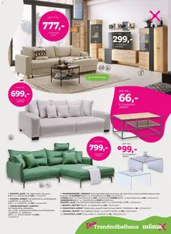 Mömax Prospekt ab 22.06.2026 gültig | Seite: 5 | Produkte: Ecksofa, Wandboard, Vitrine, Couchtisch