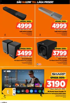 Power erbjudanden - Förhandsvisning av reklamblad från butik Power aktuell från 19/10/2026 | Sida: 8 | Produkter: Såg, Soundbar, Tv