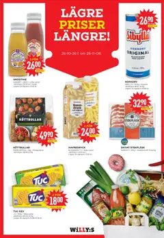 Willys erbjudanden - Förhandsvisning av reklamblad från butik Willys aktuell från 02/11/2026 | Sida: 11 | Produkter: Köttbullar, Kex, Äppelmos, Passionsfrukt
