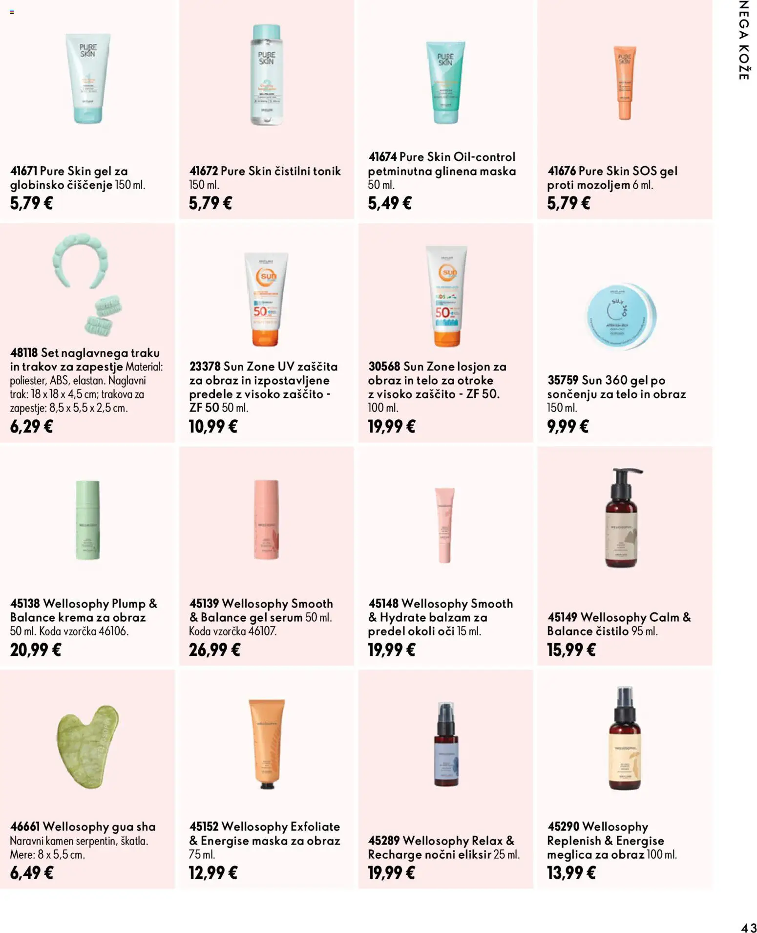 Novi Oriflame katalog ponudbe – veljaven od 07.10.2026 | Stran: 43 | Izdelki: Maska za obraz, Krema, Maska, Krema za obraz
