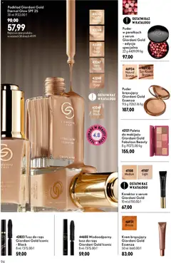 Pogląd oferty "Oriflame Katalog 13 2026" - ważna od 09.09.2026 | Strona: 94 | Produkty: Korektor, Puder, Tusz do rzęs, Krem