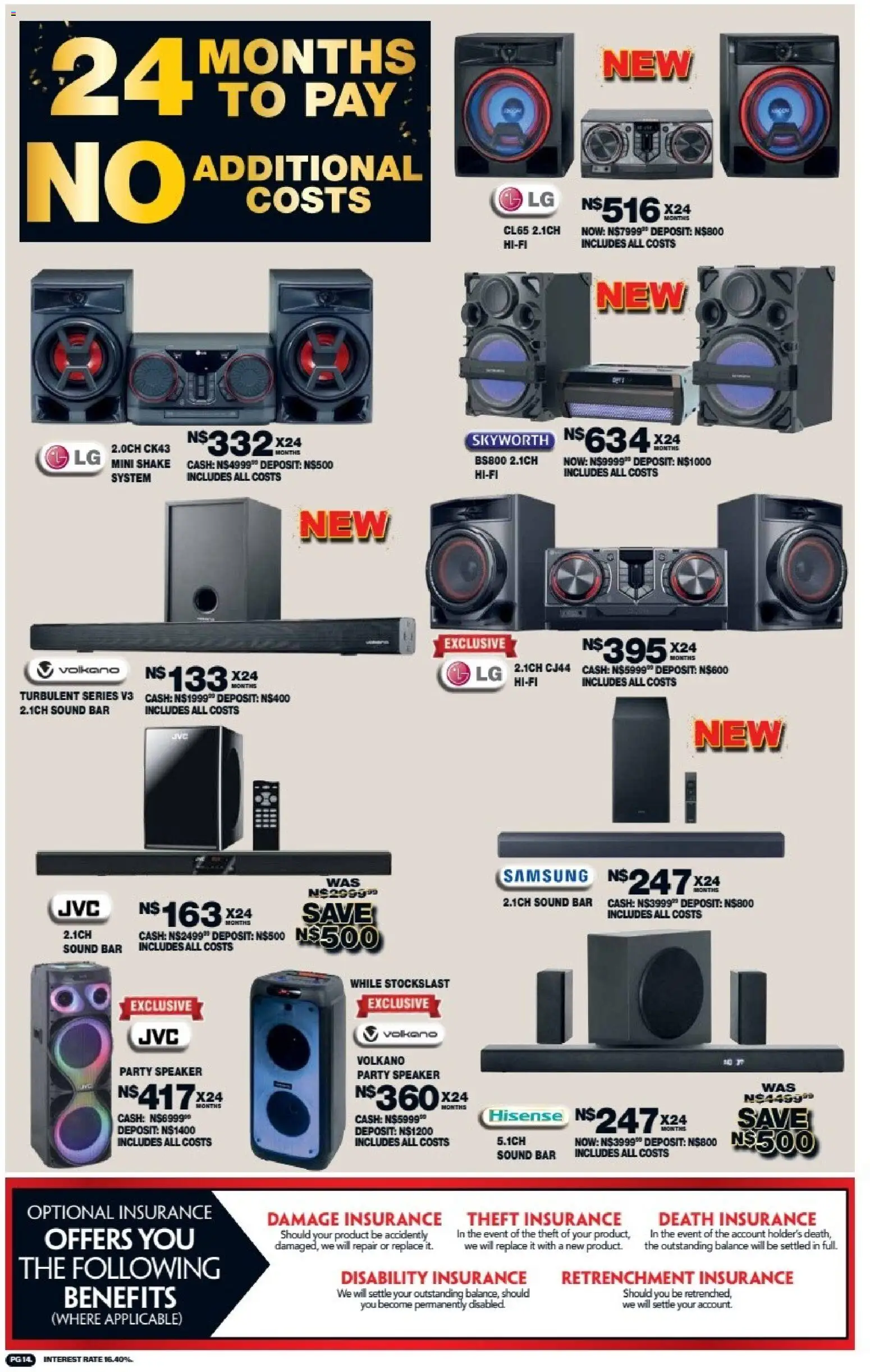 New Lewis Stores catalogue – valid from 10/08/2026 | Page: 14 | Products: Speaker