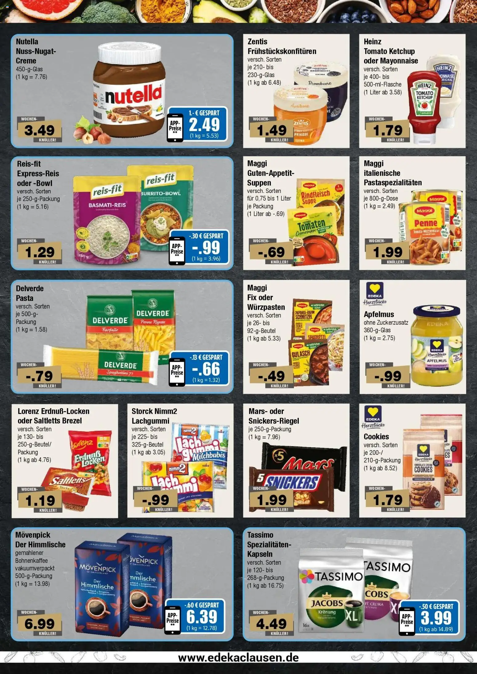 Edeka Prospekt Hamburg (ab 14.09.2026) » Angebote Online | Seite: 6 | Produkte: Nutella, Paprika, Mayonnaise, Rindfleisch