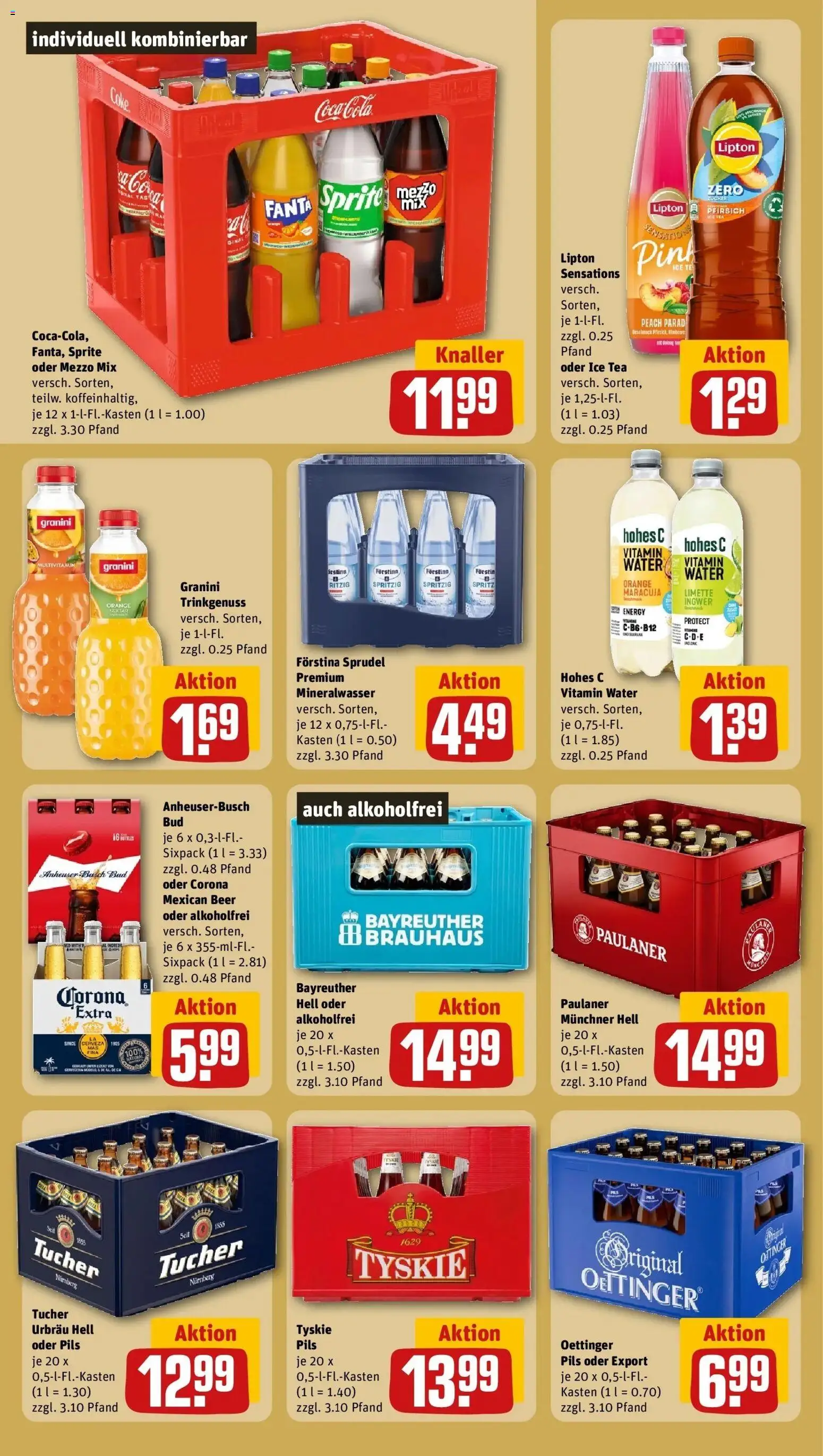 REWE Prospekt ab 28.09.2026 zum Blättern » Angebote | Seite: 26 | Produkte: Mezzo mix, Oettinger, Pfirsich, Oder mezzo mix