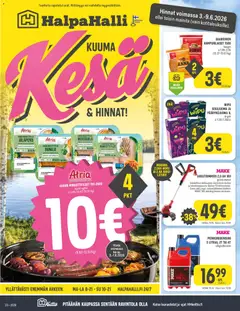 Halpa Halli-mainoslehti voimassa 03.06.2026 alkaen