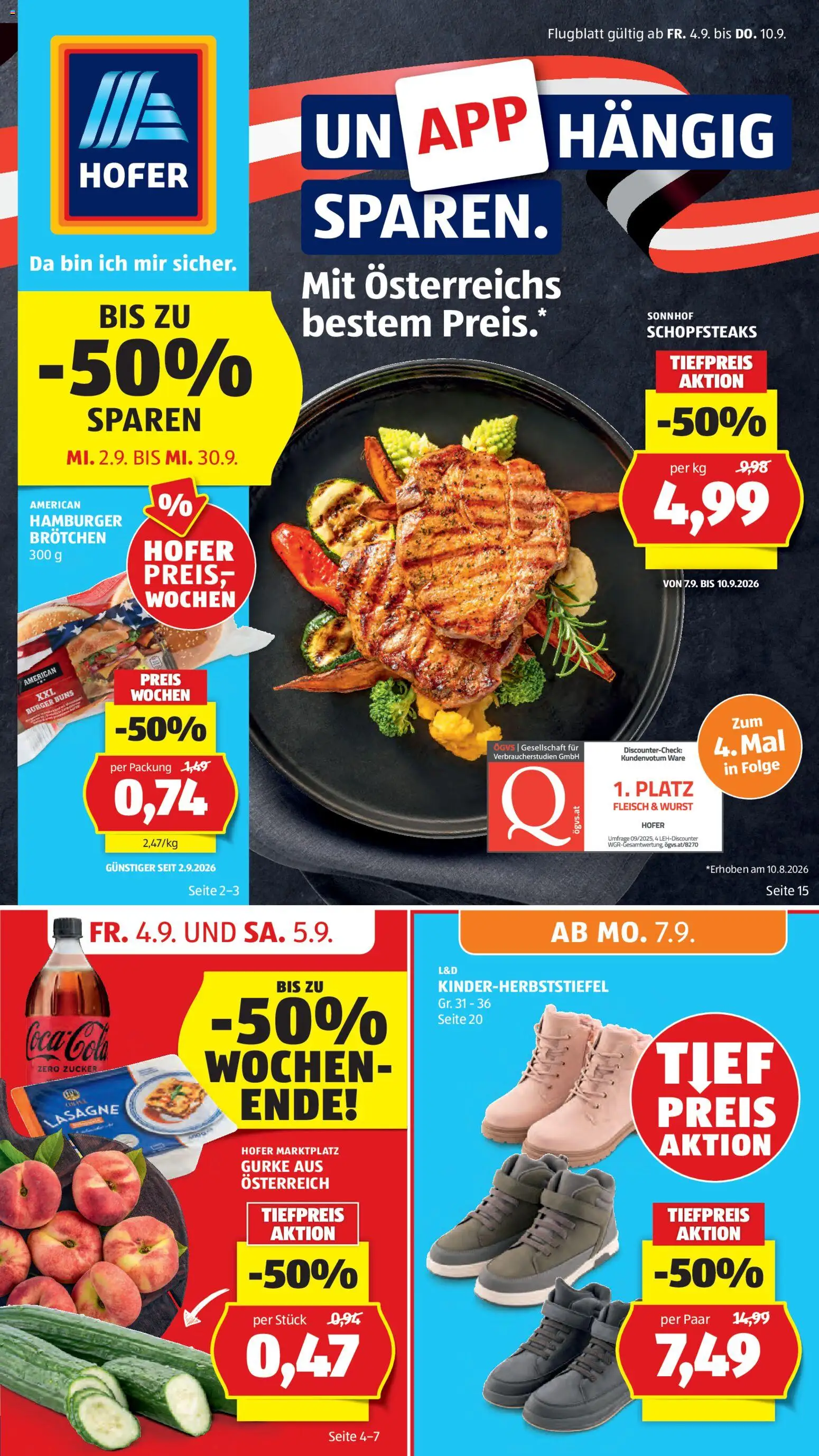 Hofer Flugblatt gültig ab 04.09.2026 | Seite: 1