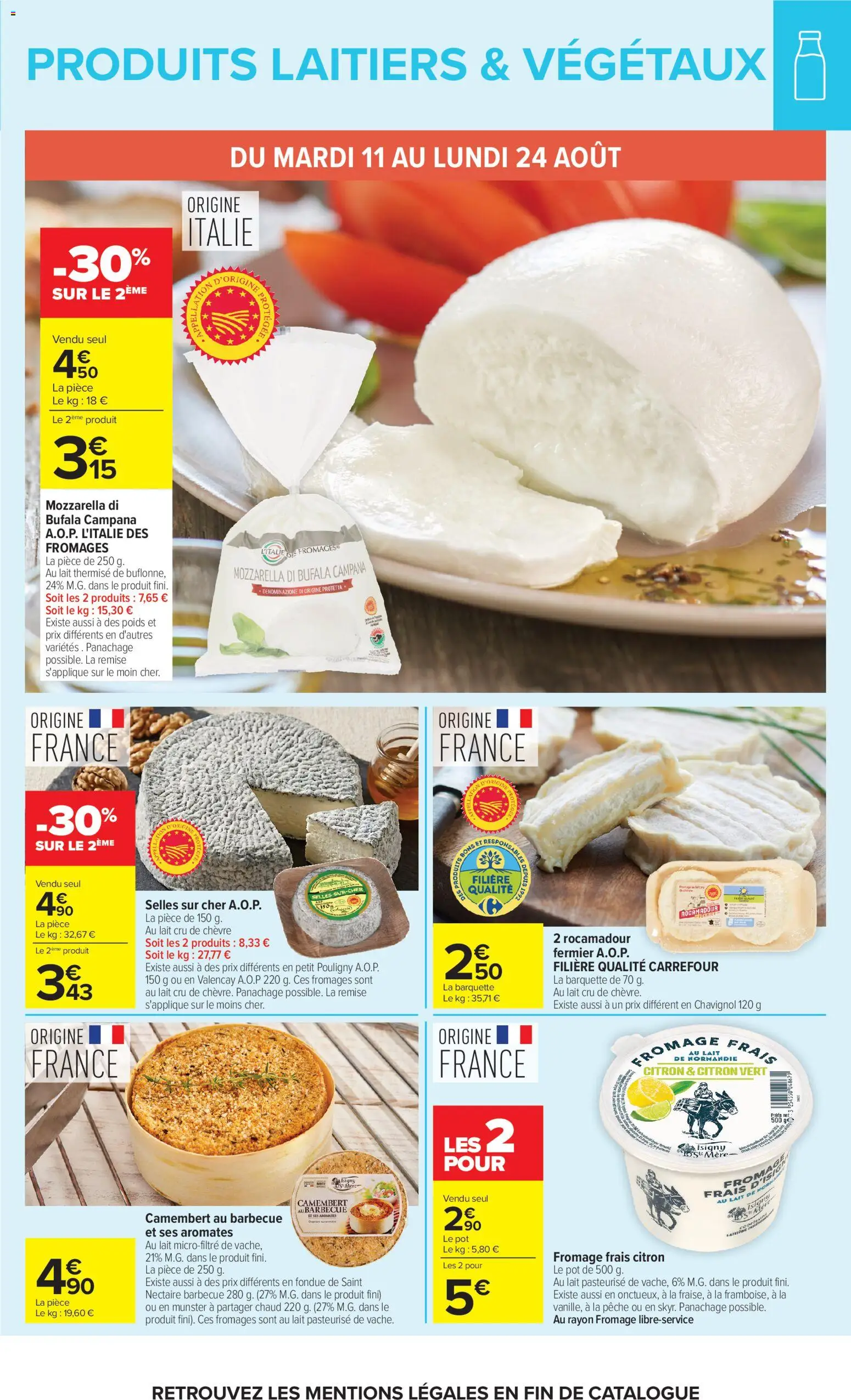 {H1} | Page: 17 | Produits: Pêche, Poids, Fromage, Camembert
