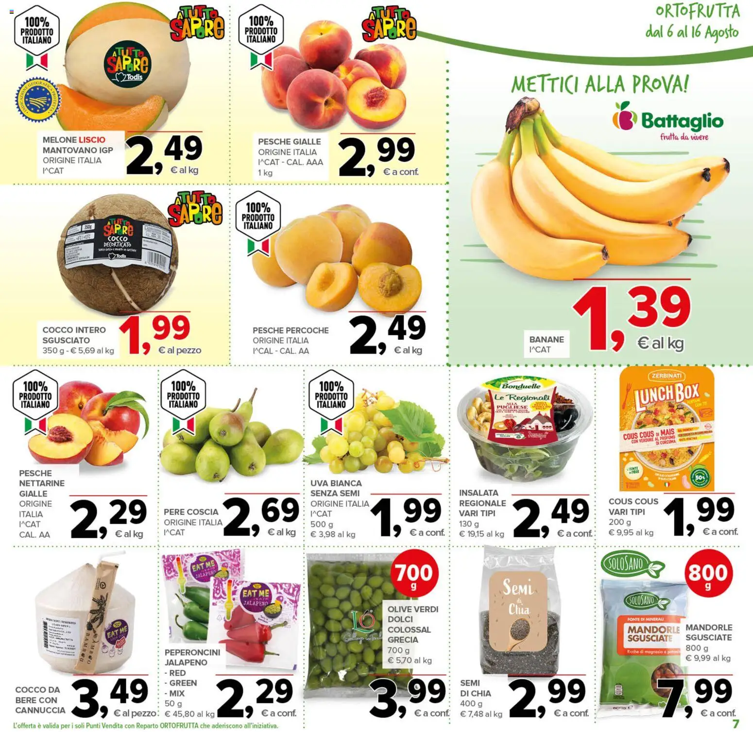 Volantino Todis del 06/08/2026 | Pagina: 7
