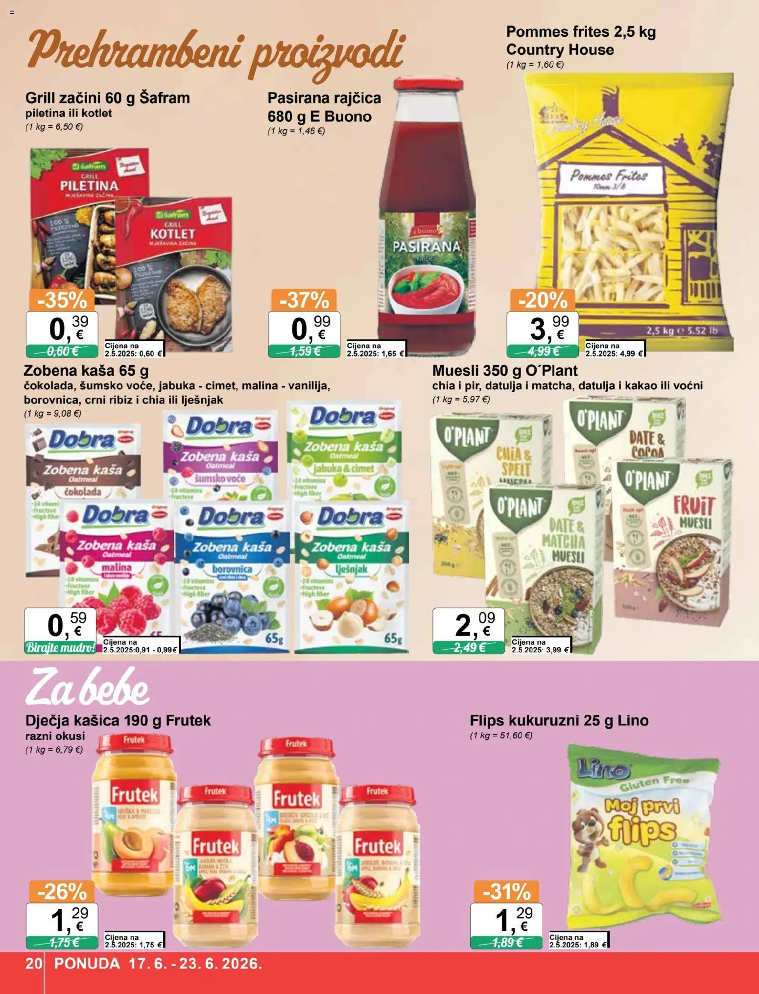 KTC katalog | vrijedi od 17.06.2026 | Stranica: 20 | Proizvodi: Čokolada, Lješnjak, Začini, Jabuka