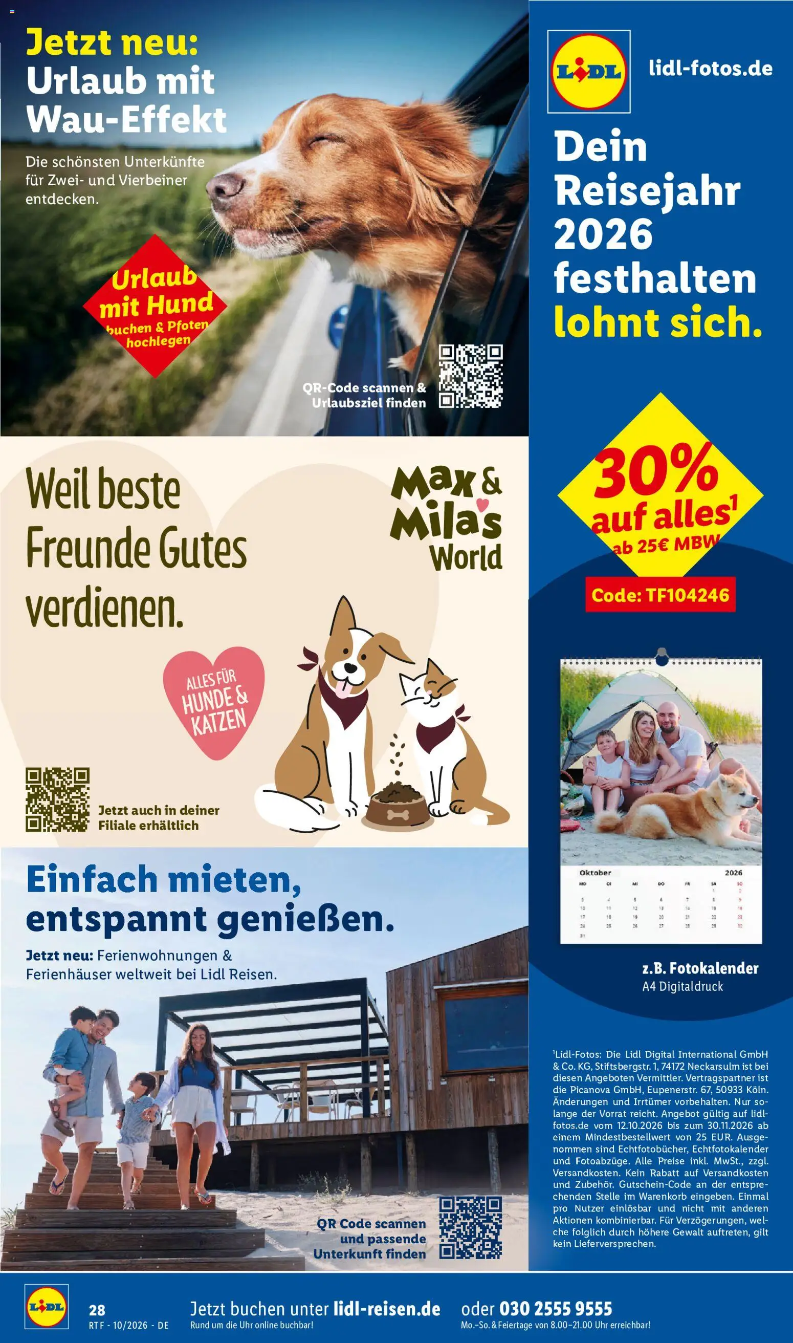Lidl Reisen Oktober/November Reise-Highlights – gültig ab 14.10.2026 | Seite: 28 | Produkte: Uhr