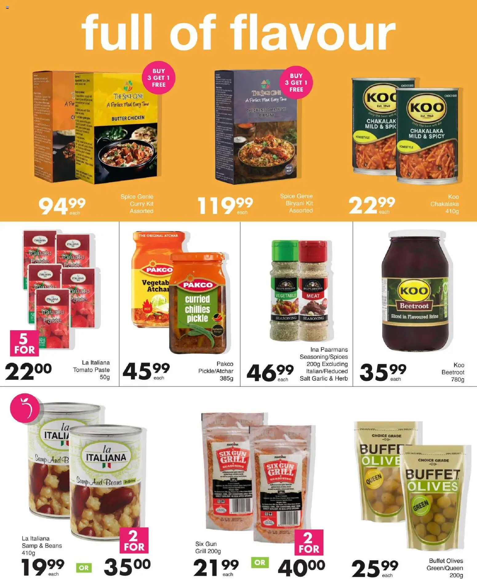New Save catalogue – valid from 13/08/2026 | Page: 20 | Products: Butter, Atchar, Seasoning, Garlic