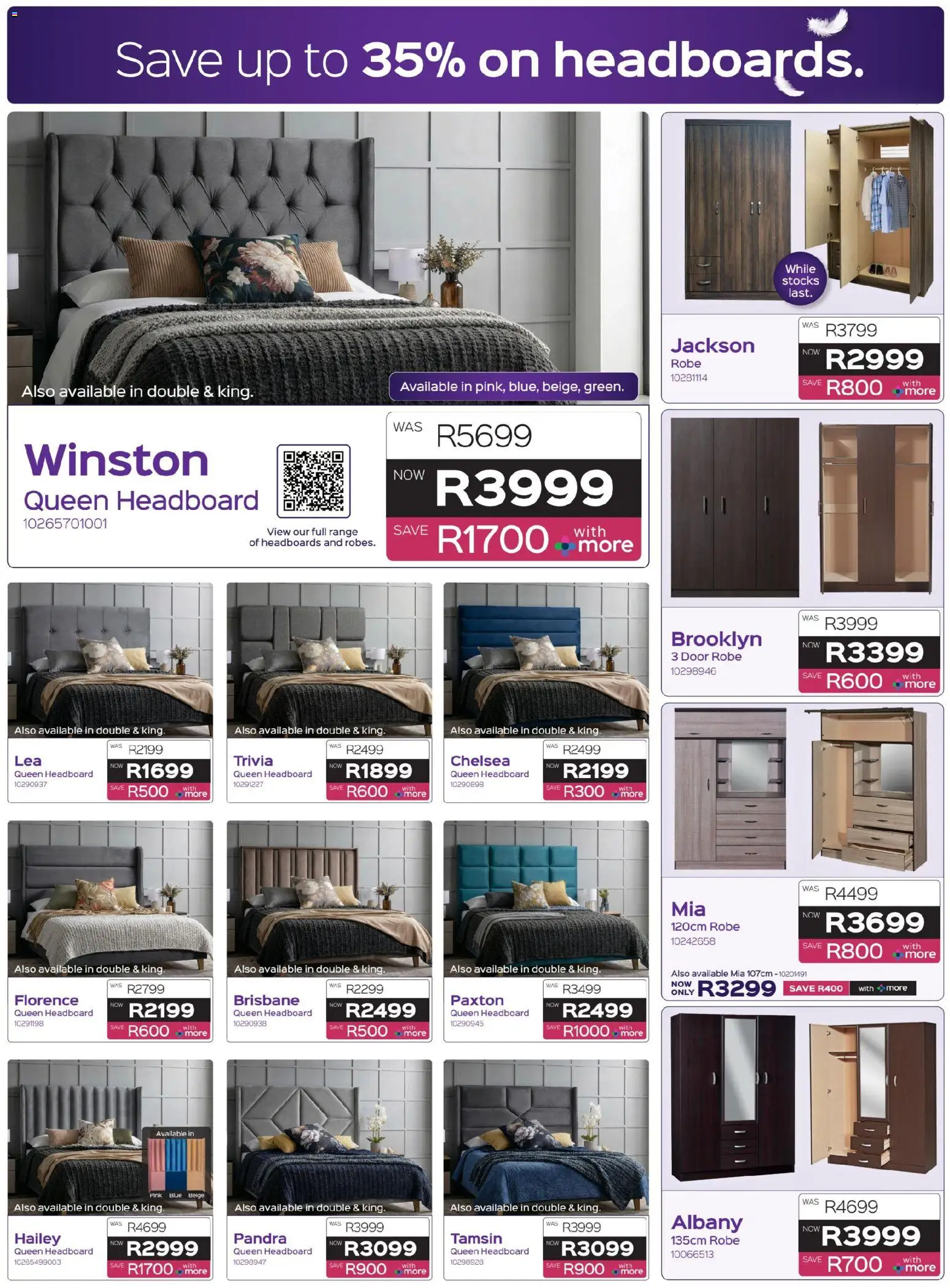 New Sleepmasters catalogue – valid from 21.05.2026 | Page: 11 | Products: Headboard